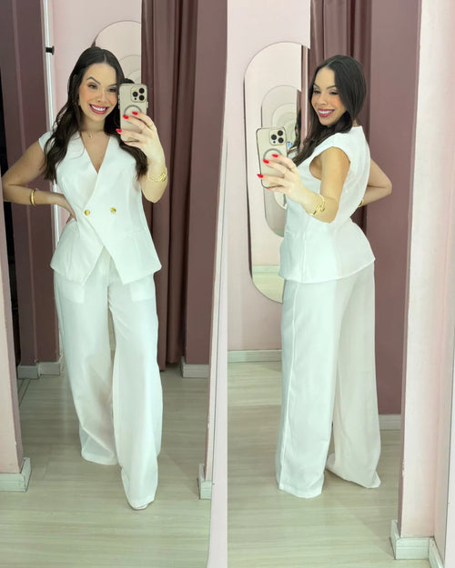 Conjunto Alfaiataria Colete