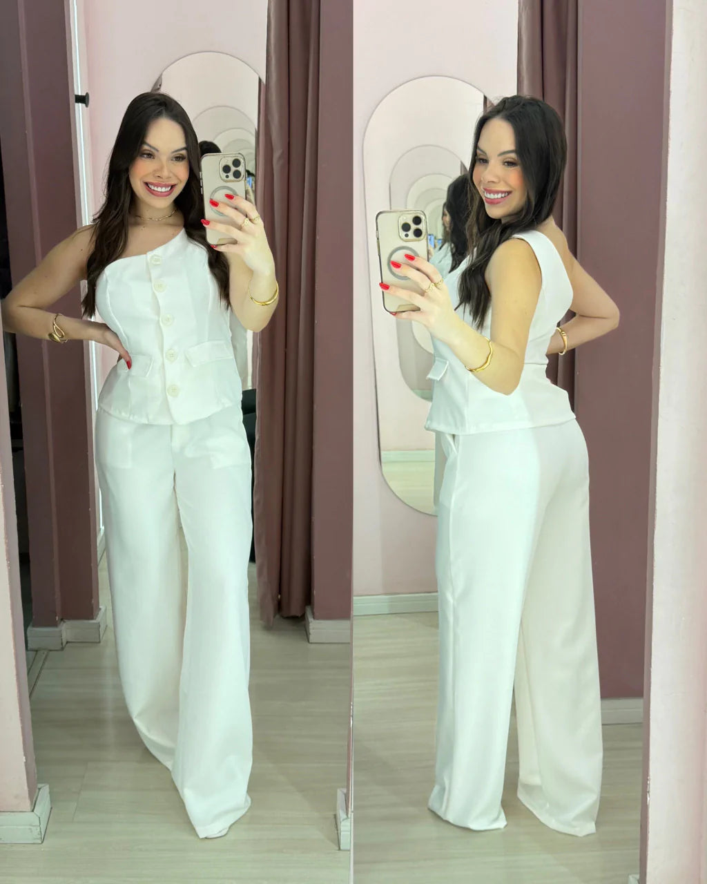 Conjunto Alfaiataria Botões