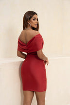 Vestido Curto Strapless Laço Camila