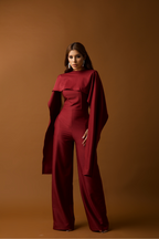 Conjunto Macacão Pantalona e Colete Removível Sense