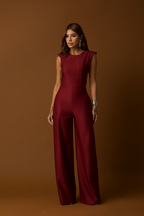 Conjunto Macacão Pantalona e Colete Removível Sense