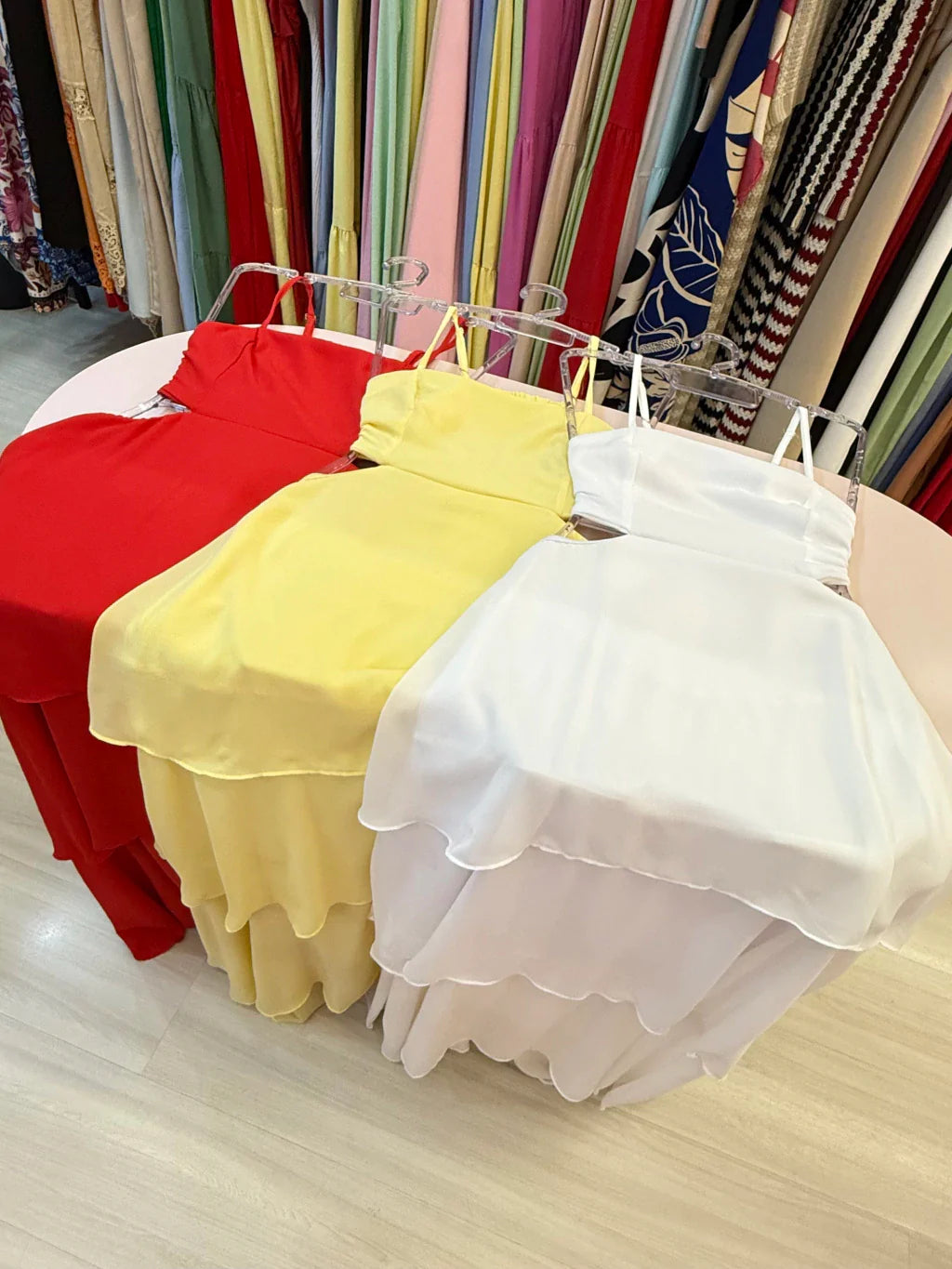 Vestido Longo Com Saia