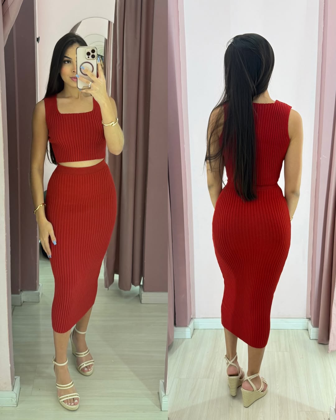 Conjunto Ary tricô modal