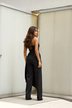 Macacão Pantalona Strapless Fluído Afrodite